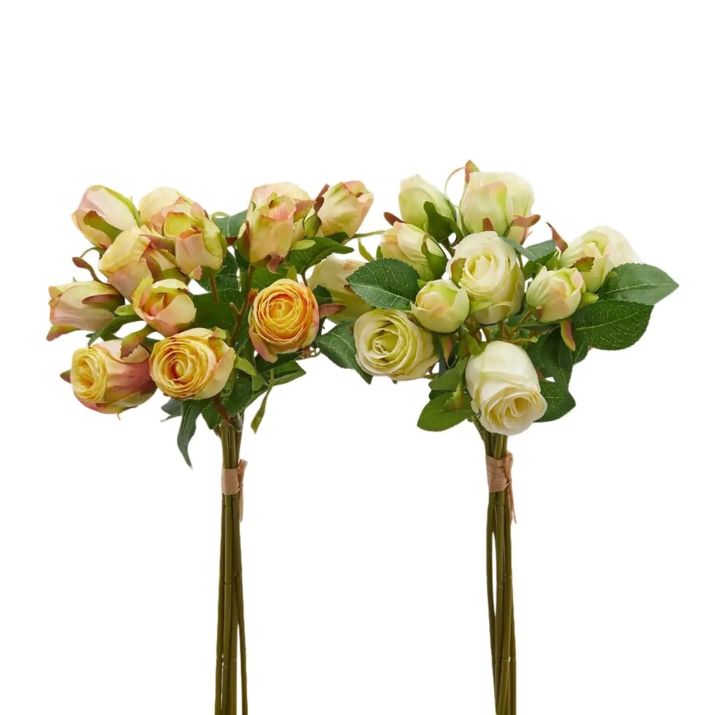 Edg Kunstblume Rosenstrauss Gelb, Grün H: 35 cm | Schubiger Möbel