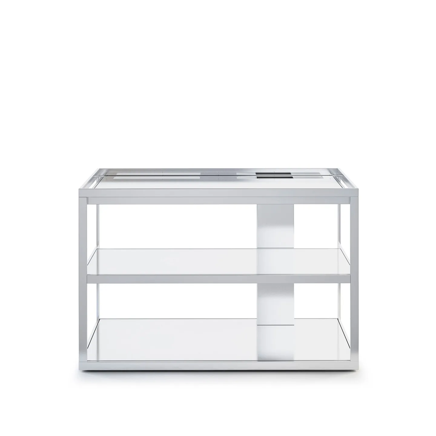 Röshults - Open Kitchen Frame 100, Brushed Stainless Steel - Utekök - Broberg & Ridderstråle