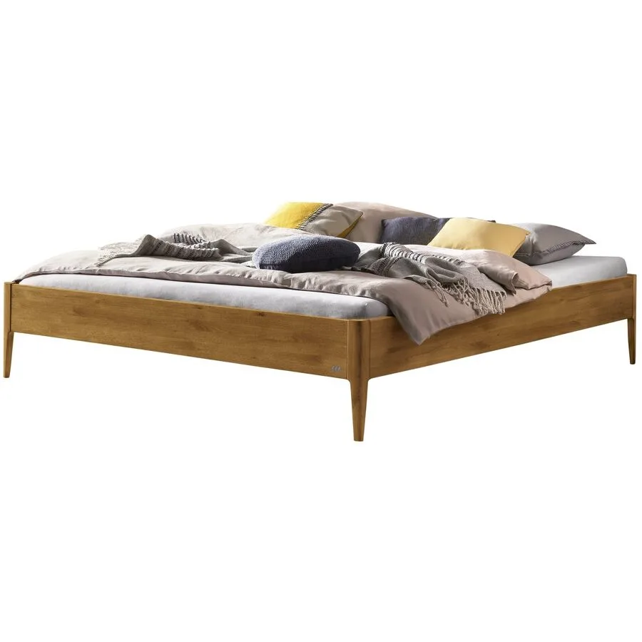 Hasena Bett Castello Natur Wildeiche Massivholz 140 x 200 cm