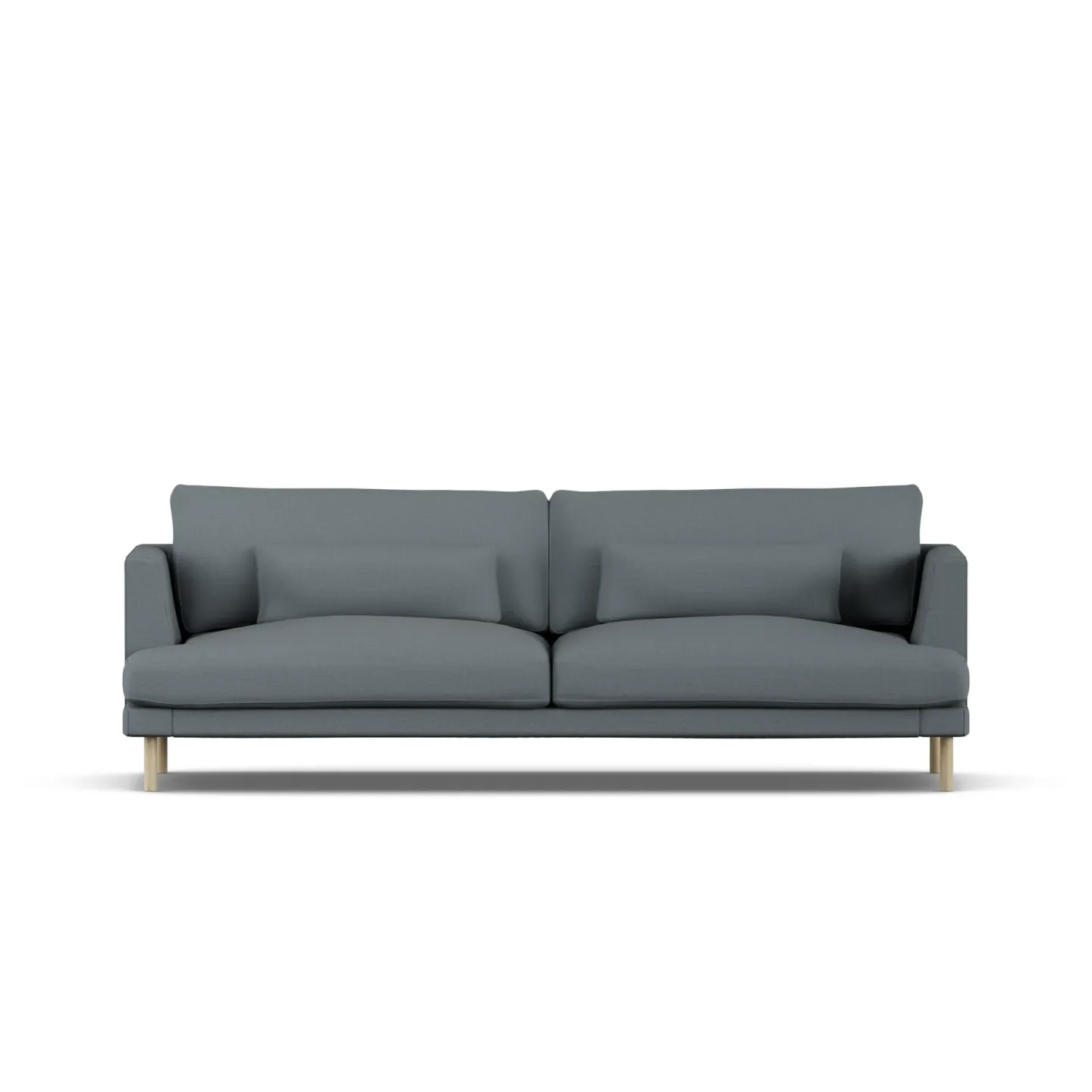 1898 Bredhult Sofa Same Blue 6678-Eiche weiß geölt, 3-sitzig