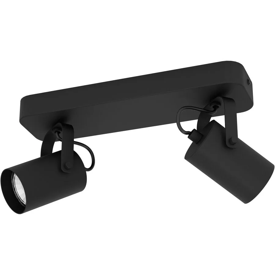 Eglo Spot Sorego Schwarz Stahl 10 cm 12 cm