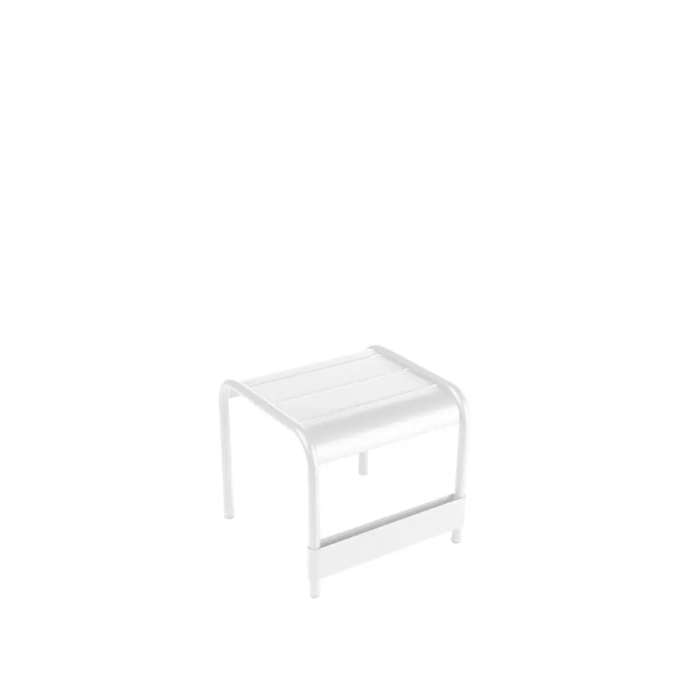 Fermob Luxembourg bord/fotpall Cotton white (vit), small