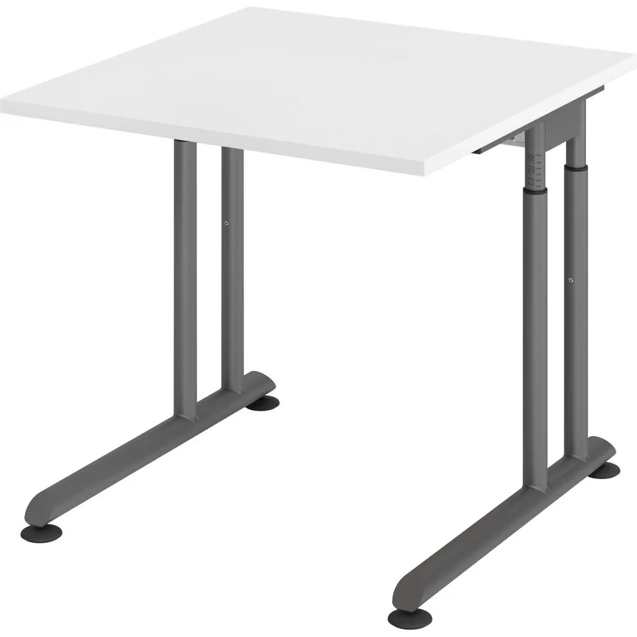 Schreibtisch Office weiss Holzwerkstoff B 80 T 80 cm