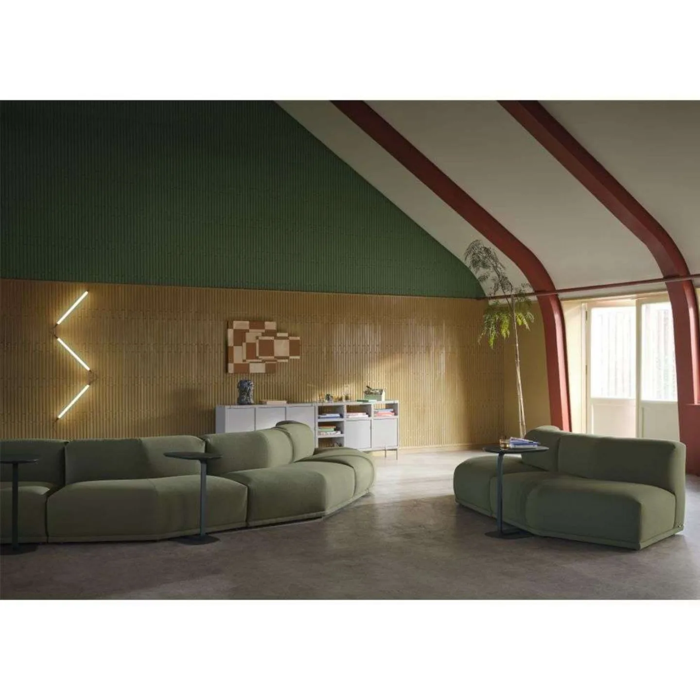 Fine 4 Vegg-/Taklampe Black - Muuto - Stue - Aluminium