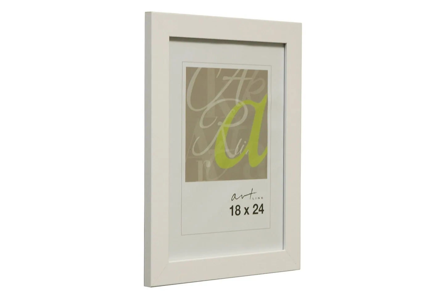 Trendline Tavelram MDF 18x24 cm - Vit