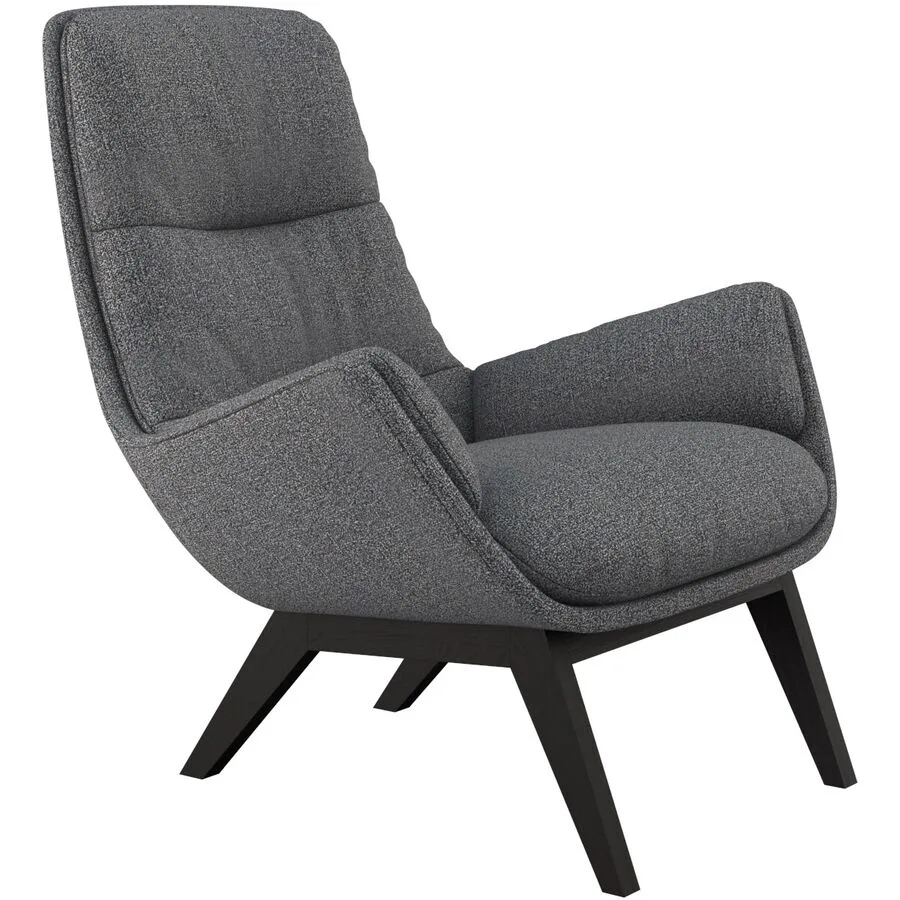 Sessel Halani Navy Blue Stoff B 93 T 84 H 95 cm