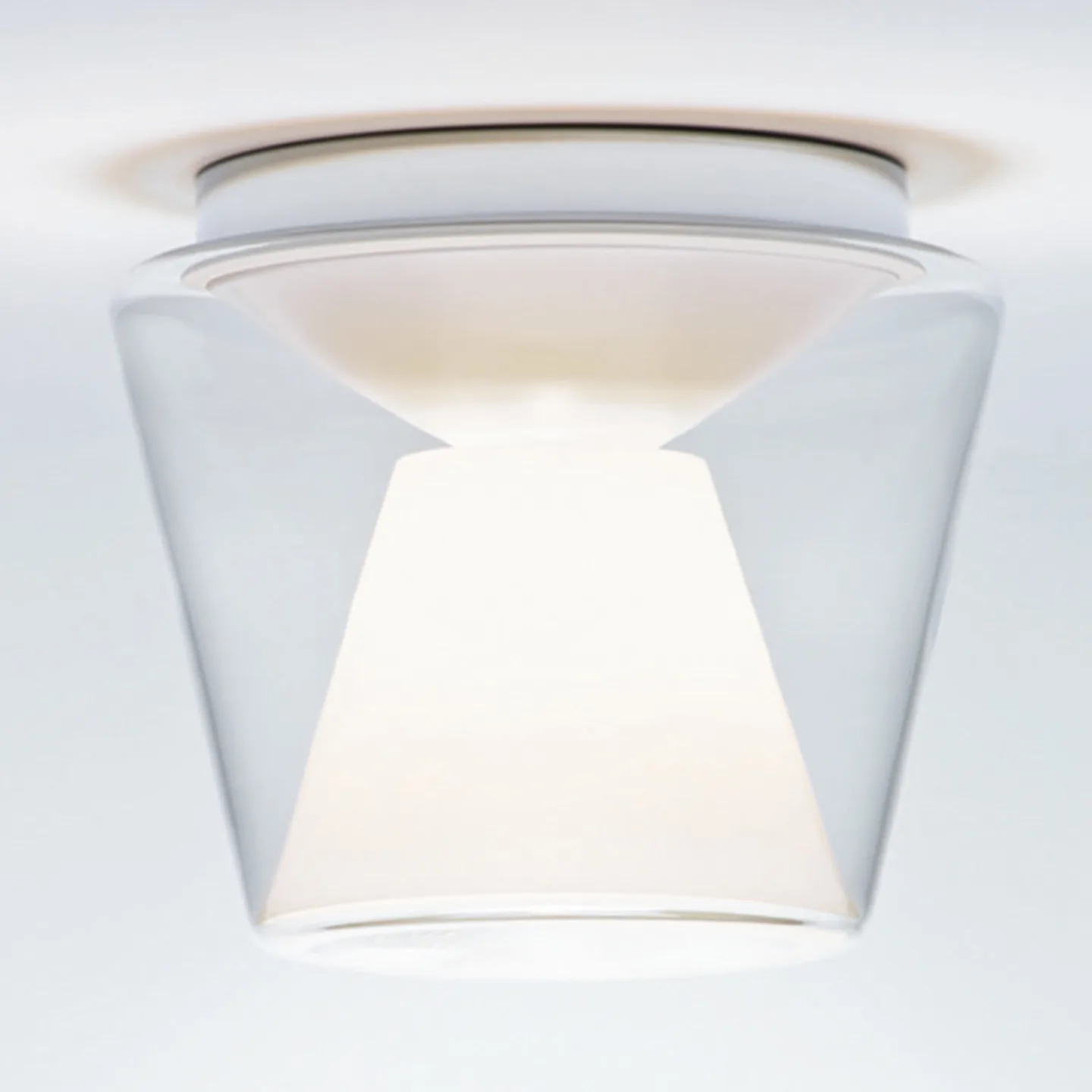 Annex LED Loftlampe L Clear/Opal - Serien Lighting - Stue - Design - Glas - Med én lyskilde