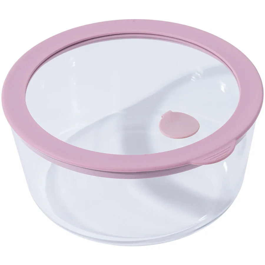 Dana Transparent/Pink Glas/Silikon Glas/Kunststoff T 18.5 cm 1.65 l