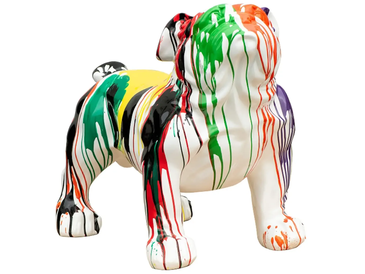 image LAND Skulptur Bunter Hund xl | Schubiger Möbel