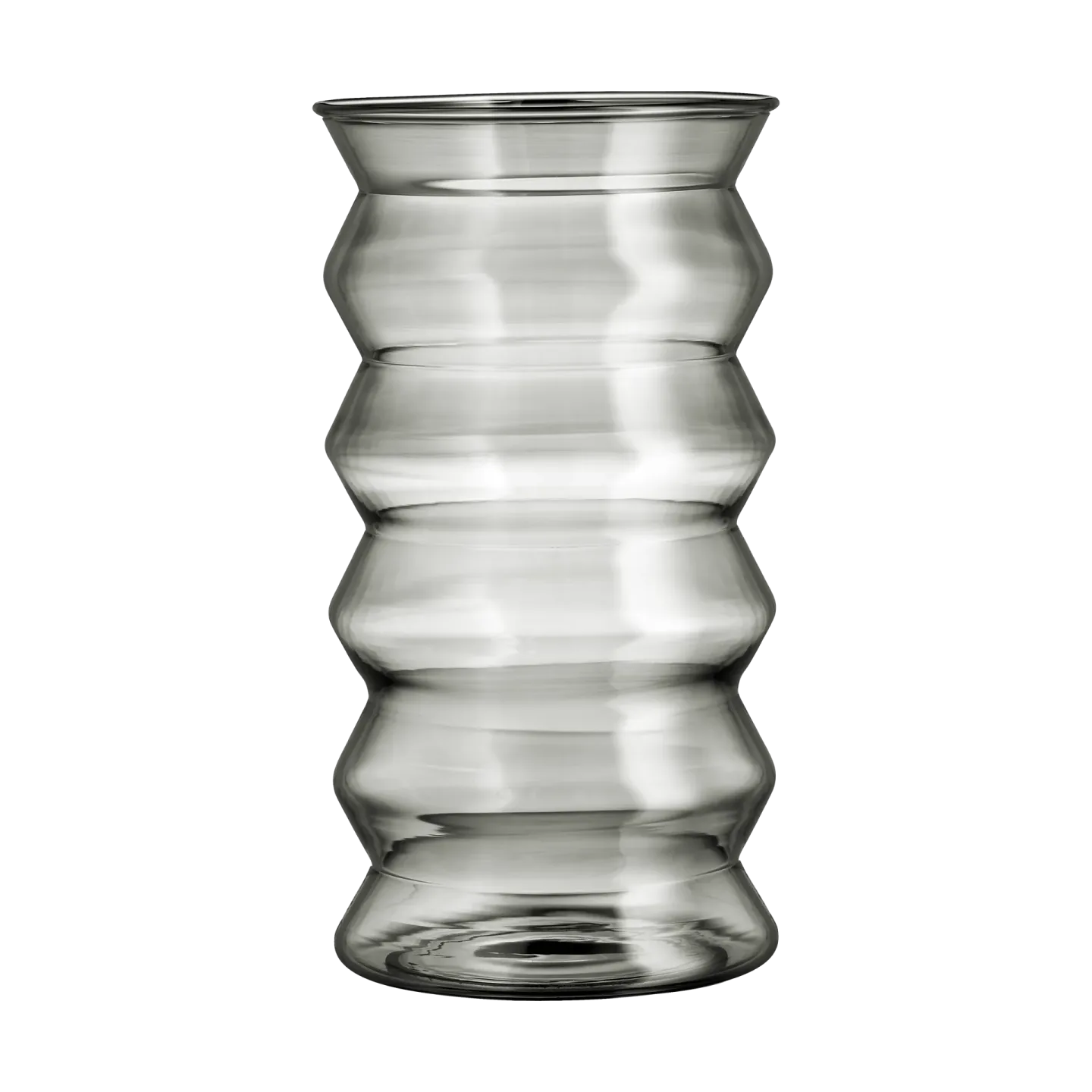 Muurla Waves Vase 20 cm Grau