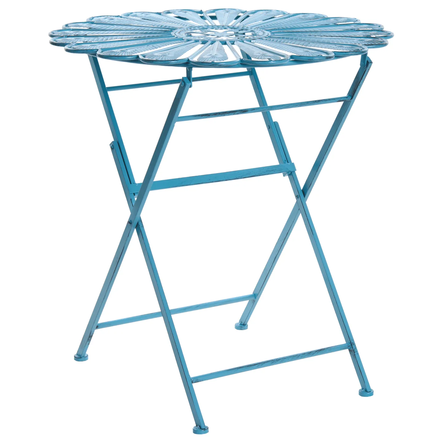 Bistrobord utomhus Pavia 71 cm Järn - Blå