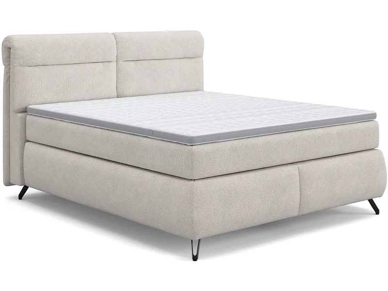 Boxspringbett SWISS HOME STYLE AMBER beige 160x200cm flexibel