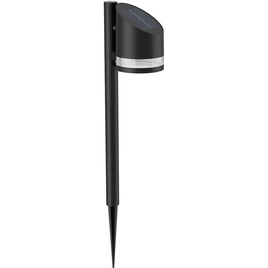 Solarlampe Philips Schwarz Kunststoff 9 cm 54 cm - LED - Lichtfarbe: Extra warmweiss - LED Energiesparlampen