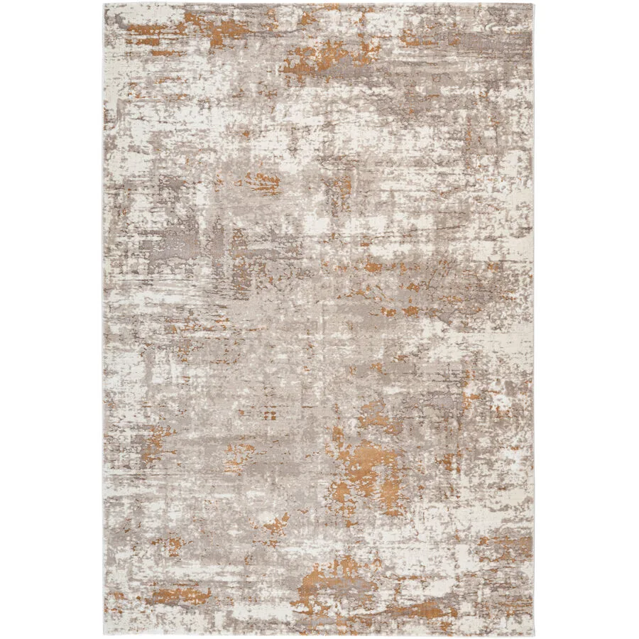 Teppich Paris beige Gefleckt/Meliert Polyester/Polypropylen 170 x 120 cm