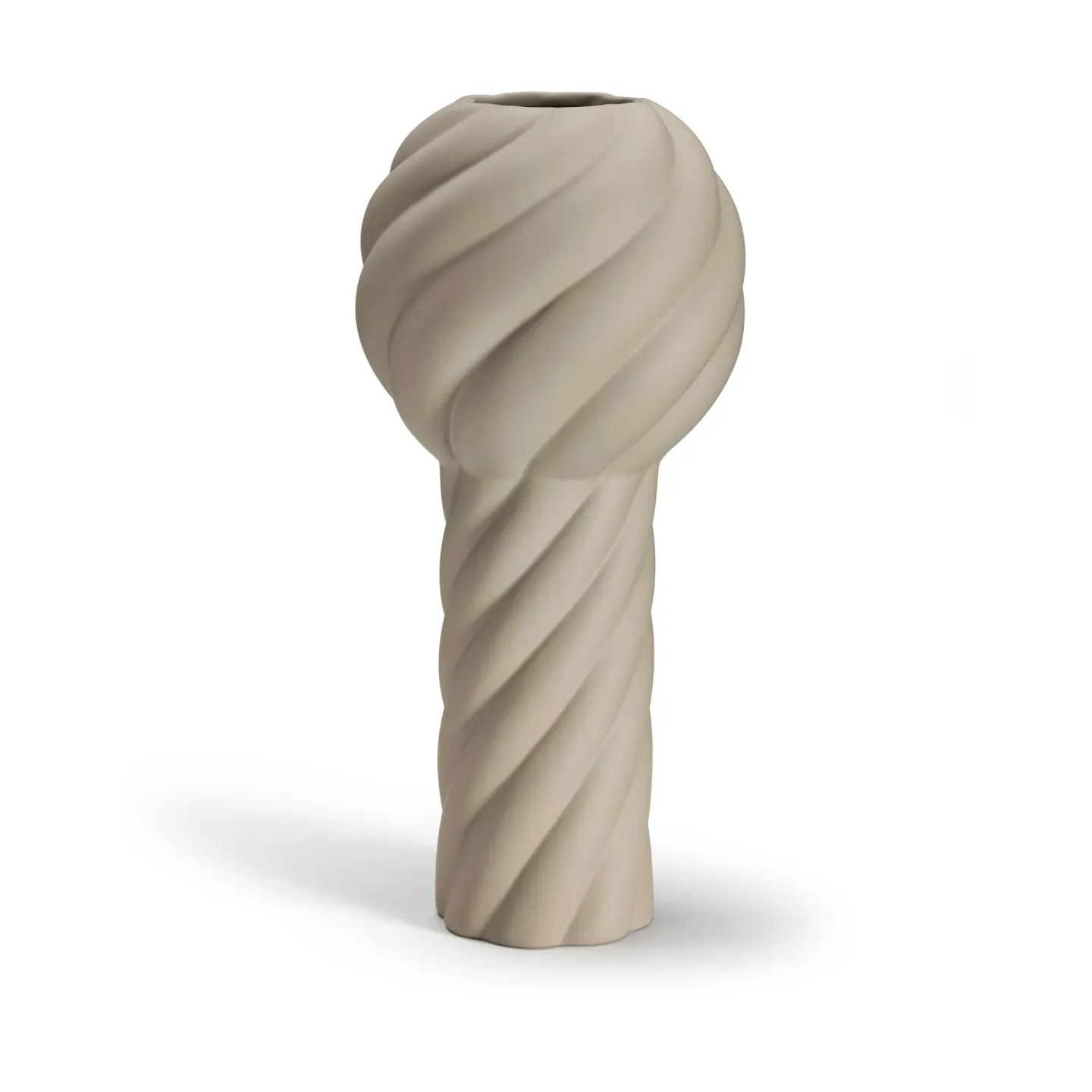Cooee Design Twist Säulen Vase 34 cm Sand