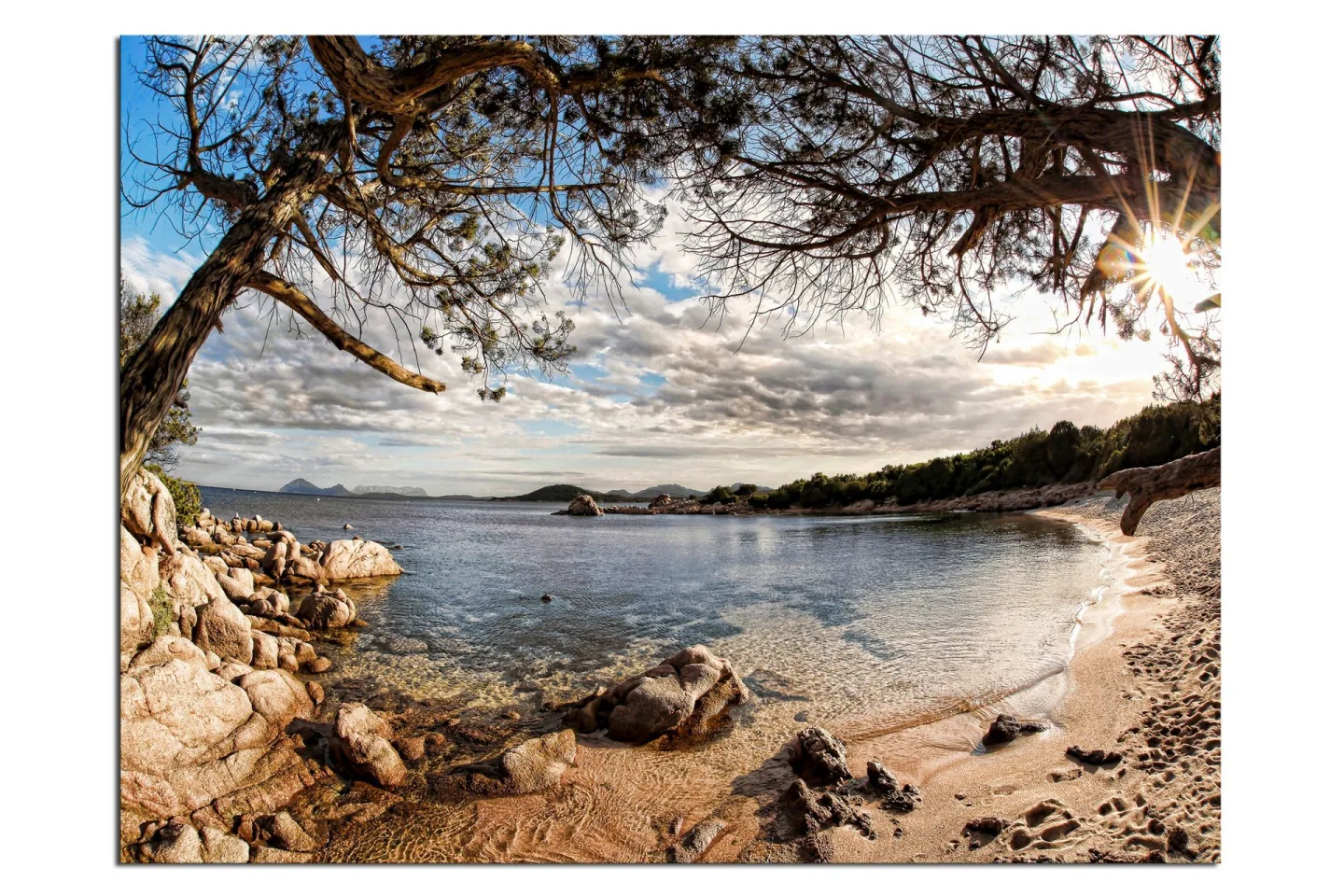 Canvastavla Sardinia - 90x120 cm