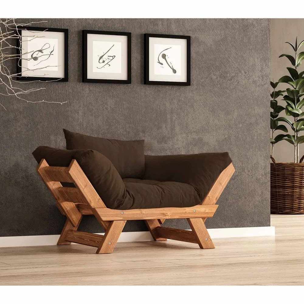 Zylar 2-sits Bäddsoffa - Brun