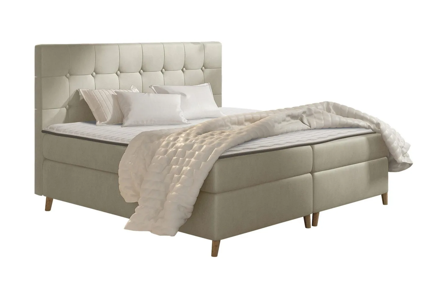 Sandham Kontinentalsäng 160x200 cm - Beige