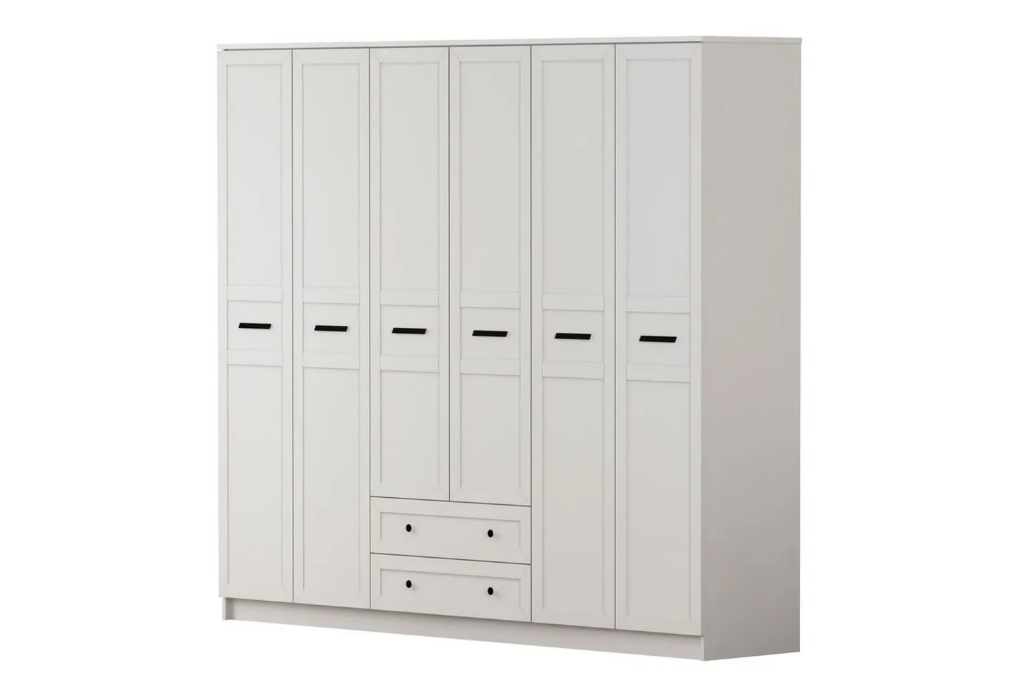 Meyra Garderob 210x184 cm - Vit
