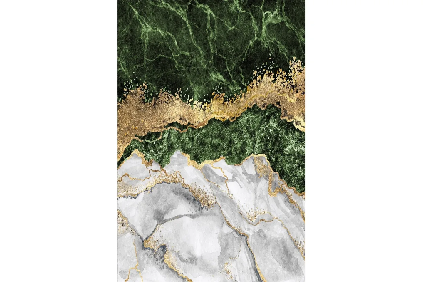 Homefesto Matta 100x200 cm - Multifärgad