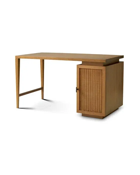 Borchard Desk Caramel Oak
