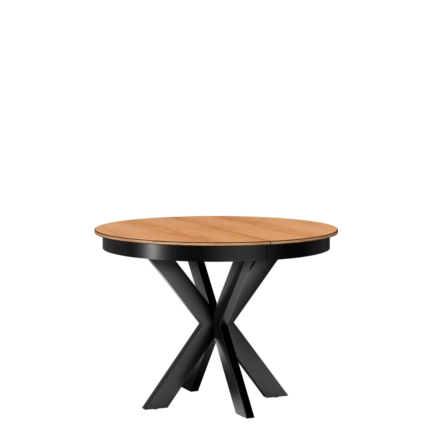 Fonti Matbord 110 cm Rund - Brun|svart