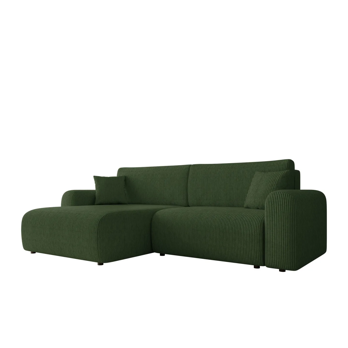 Brenor Bäddsoffa med Divan 3-sits - Mörkgrön