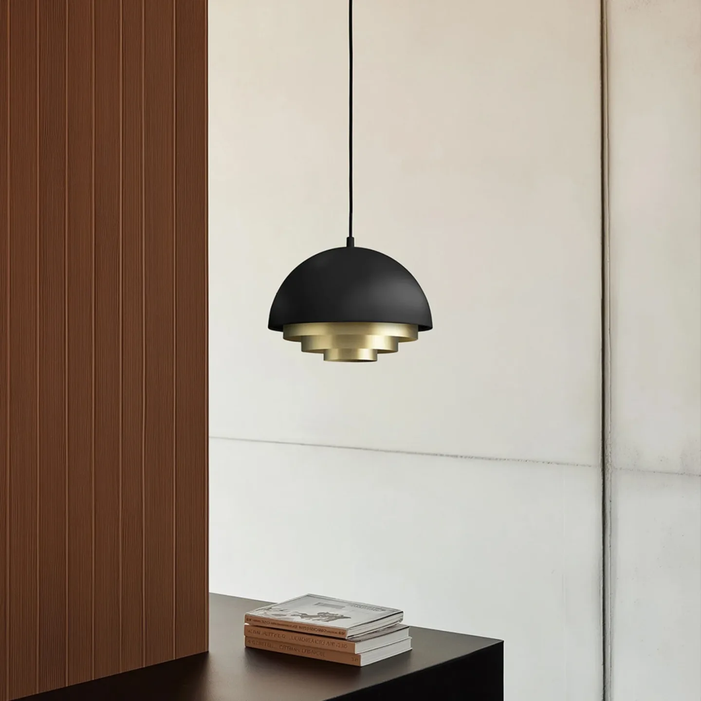 Milieu Colour Mini Pendel Black/Brass - Warm Nordic - Stue - Skandinavisk - Metal