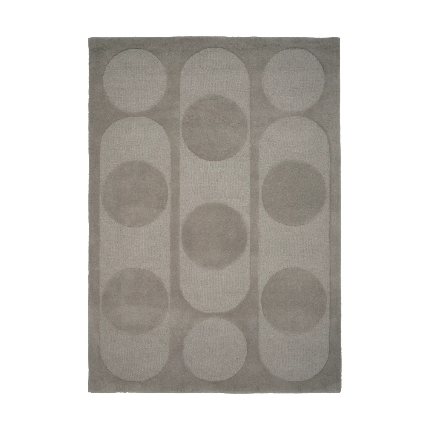 Linie Design Orb Alliance Wollteppich Grey, 140 x 200cm