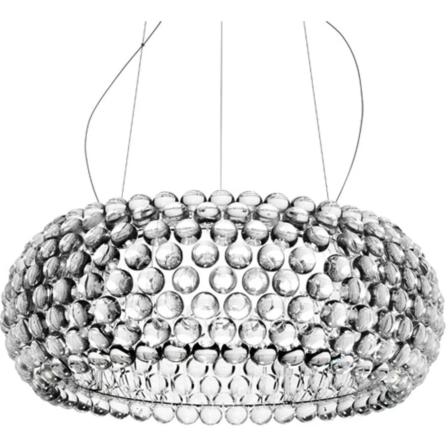 Foscarini Pendellampe Caboche Transparent Kunststoff 70 cm 35 cm - LED - Lichtfarbe: Extra warmweiss - LED Energiesparlampen