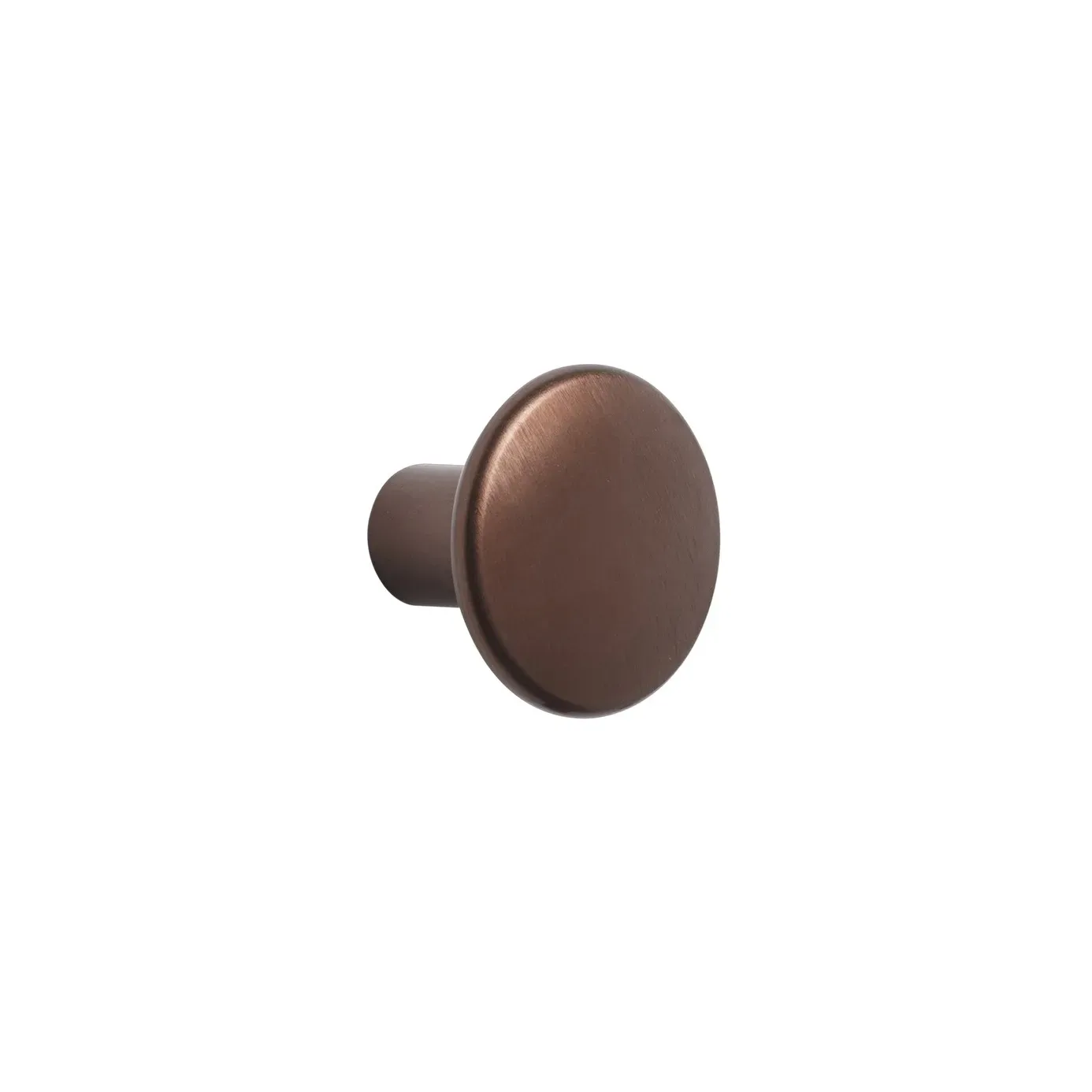 Muuto The Dots klädkrok metall Ø2,7 cm Umber