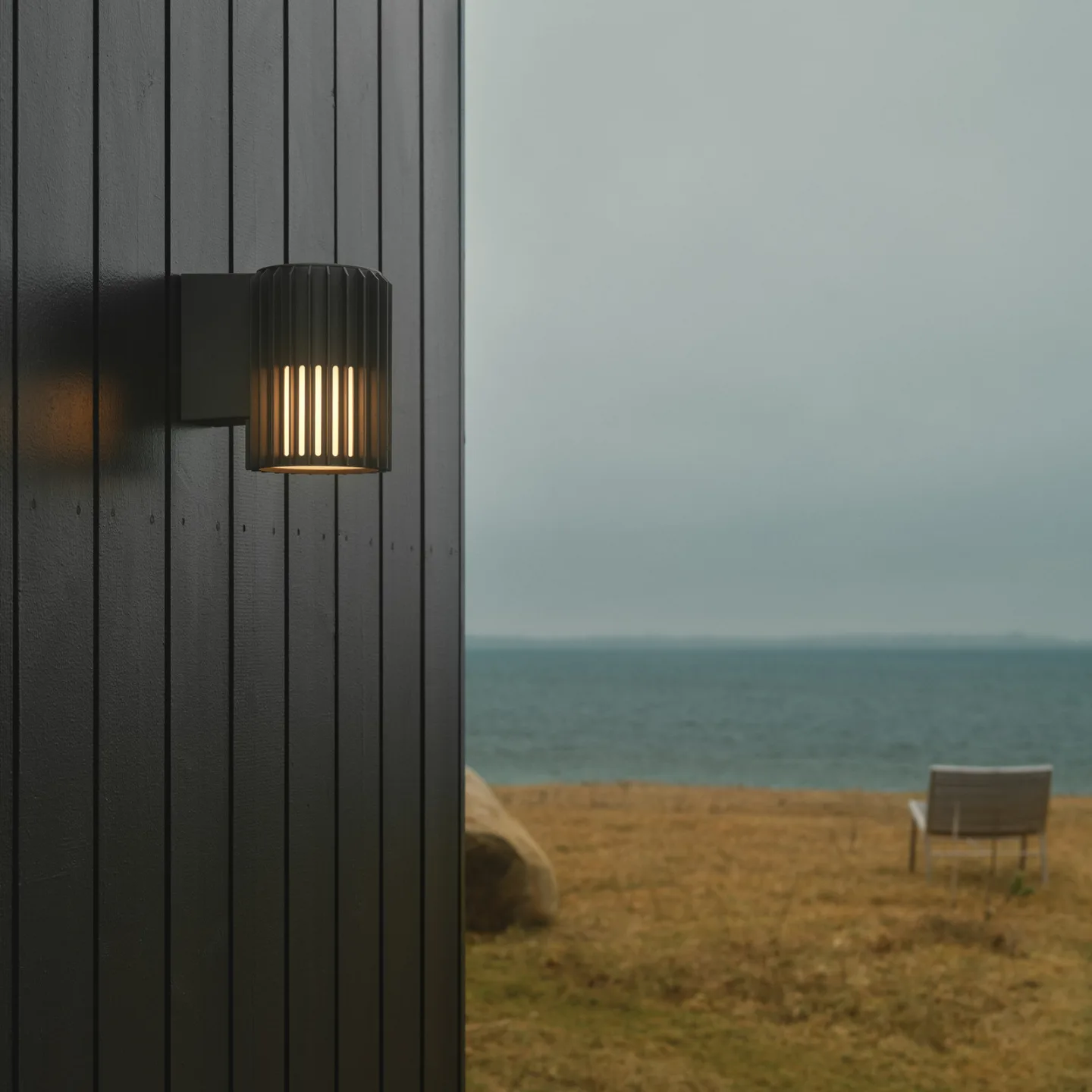 Aludra Außenwandleuchte Seaside Anthracite - Nordlux - Aluminium - Einflammig