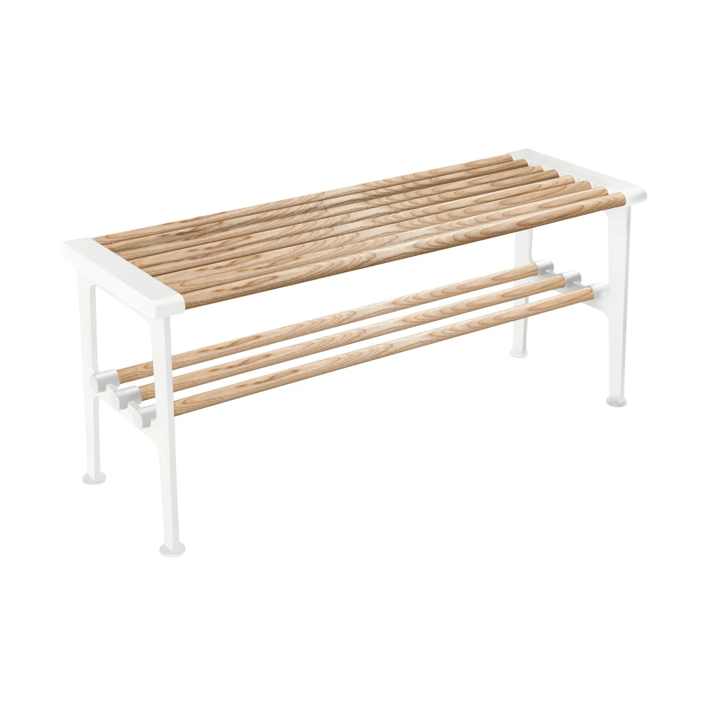 Essem Design Nostalgi bänk 100 cm Ask-vit