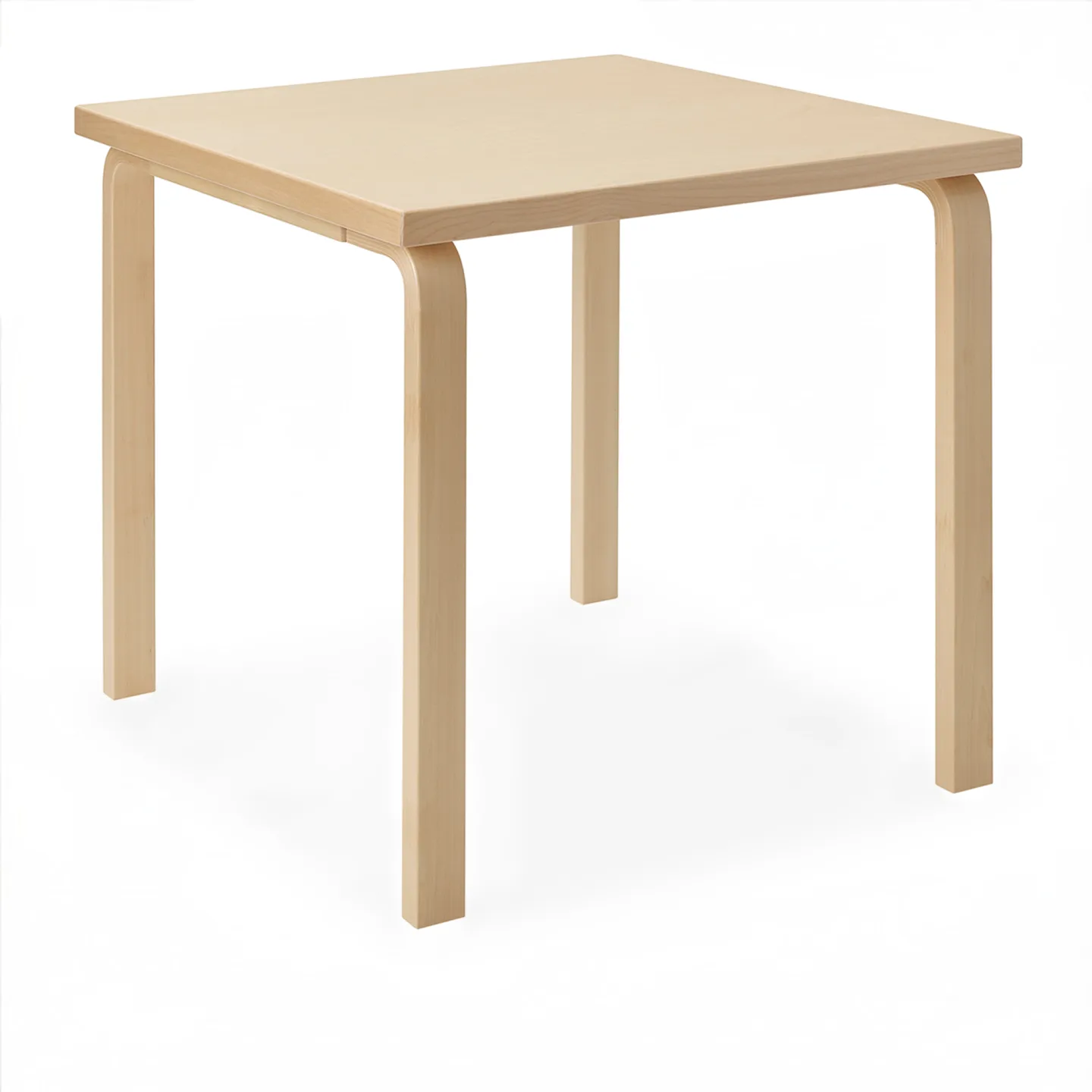 Artek - Aalto Bord 81C, Björkfanér, Klarlackad - Matbord - Alvar Aalto - Träfärgad - Trä