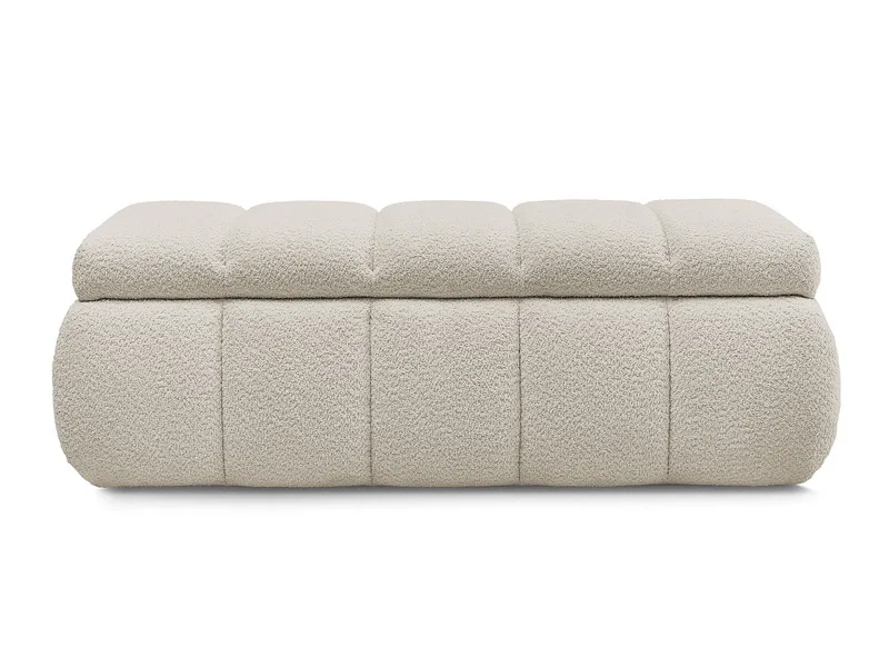 Bettkasten BOBOCHIC DENALI Boucle-Stoff beige