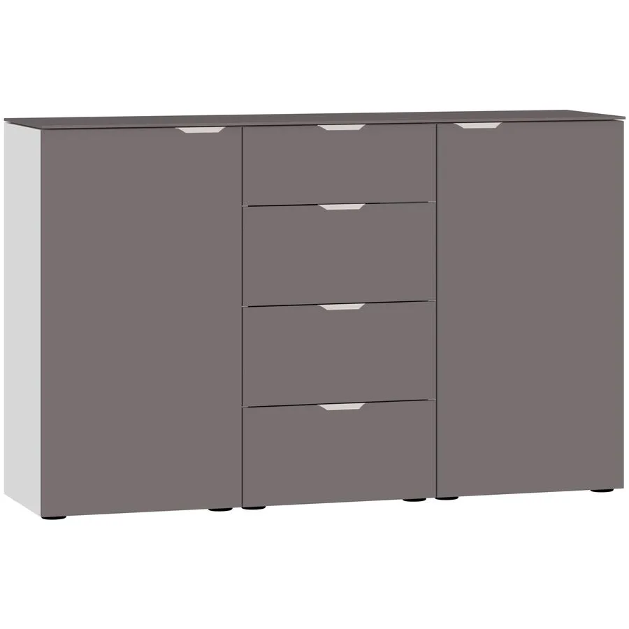 Kommode Arena Beimöbel dunkelgrau Holzwerkstoff B 135 H 87 cm