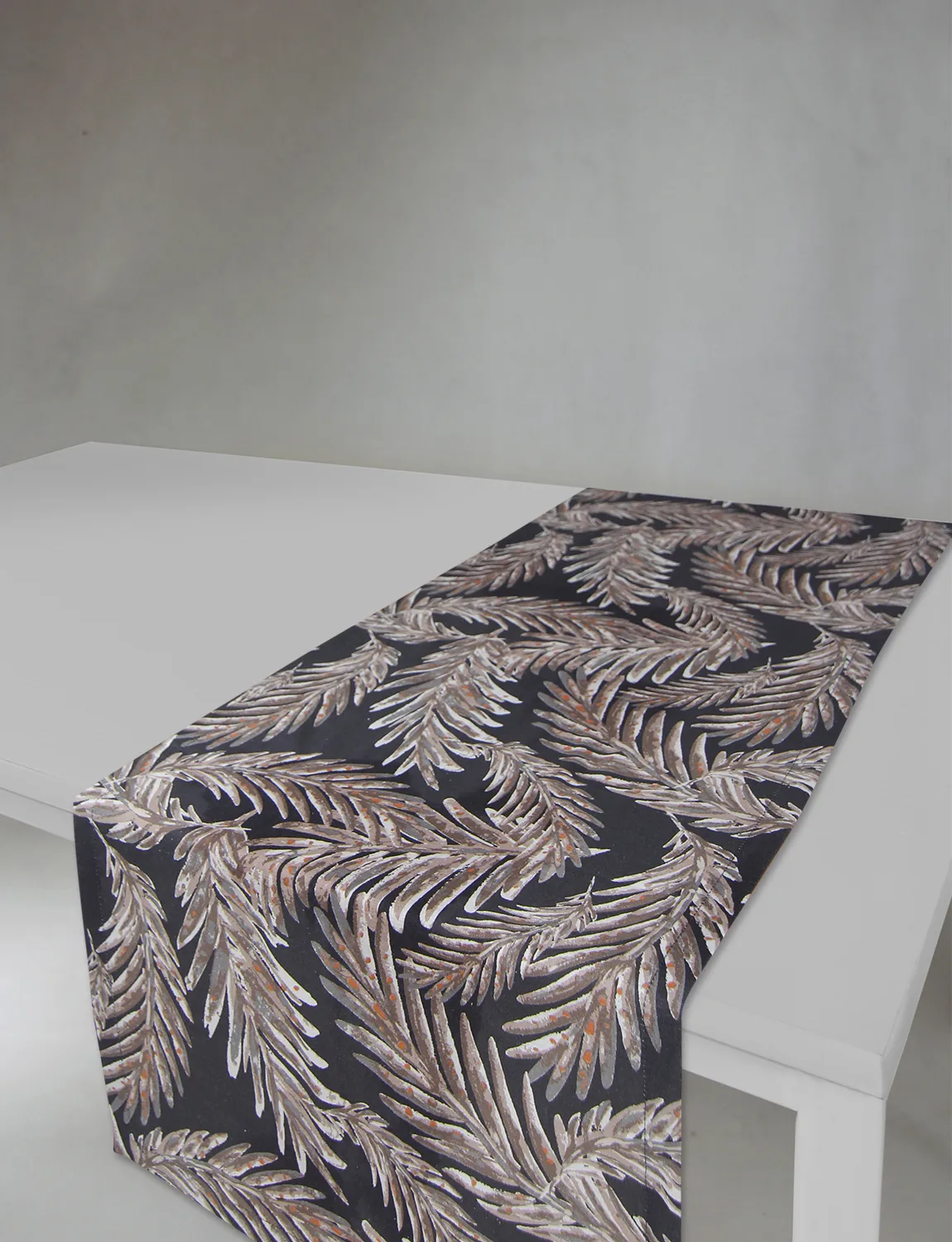 Løpere - Acacia (grå) (Størrelse: 40 x 140 cm)