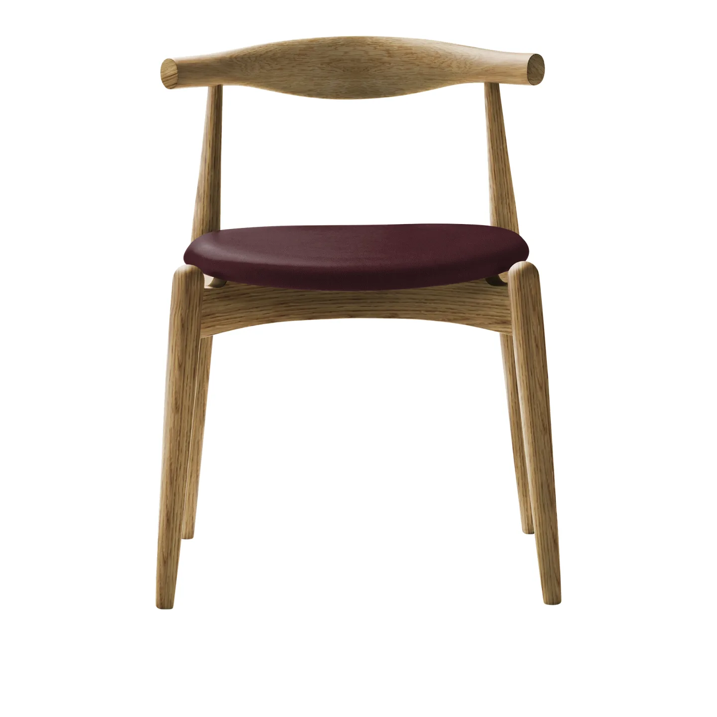 Carl Hansen - CH20, Oljad Ek, Lädergrupp B Thor - 332 - Matstolar - Hans J. Wegner - Träfärgad - Trä