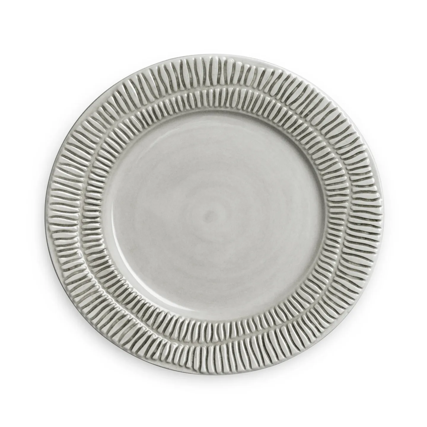 Mateus Stripes Teller Ø21cm Grau