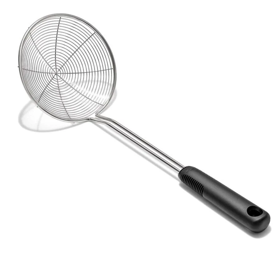 OXO Drahtlöffel Good Grips silber/schwarz Edelstahl/Kunststoff T 13.9 cm