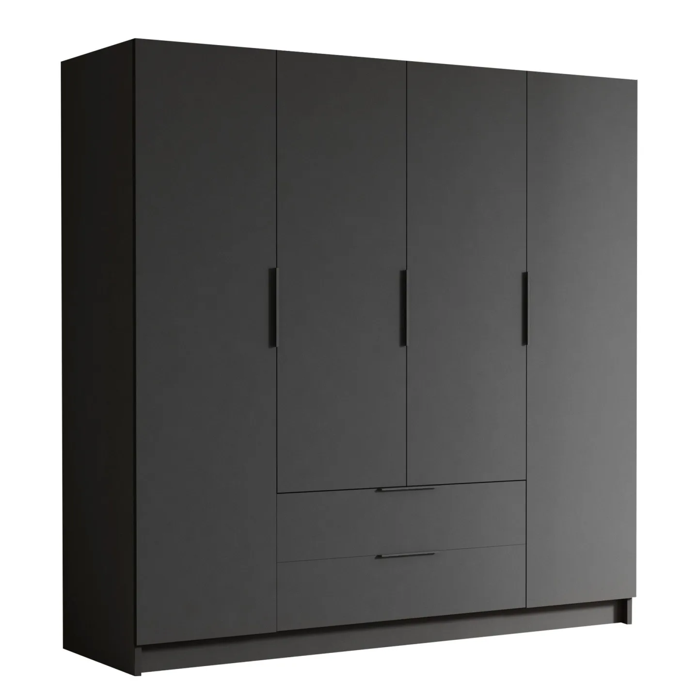 Kelros Garderob 200x216 cm - Svart