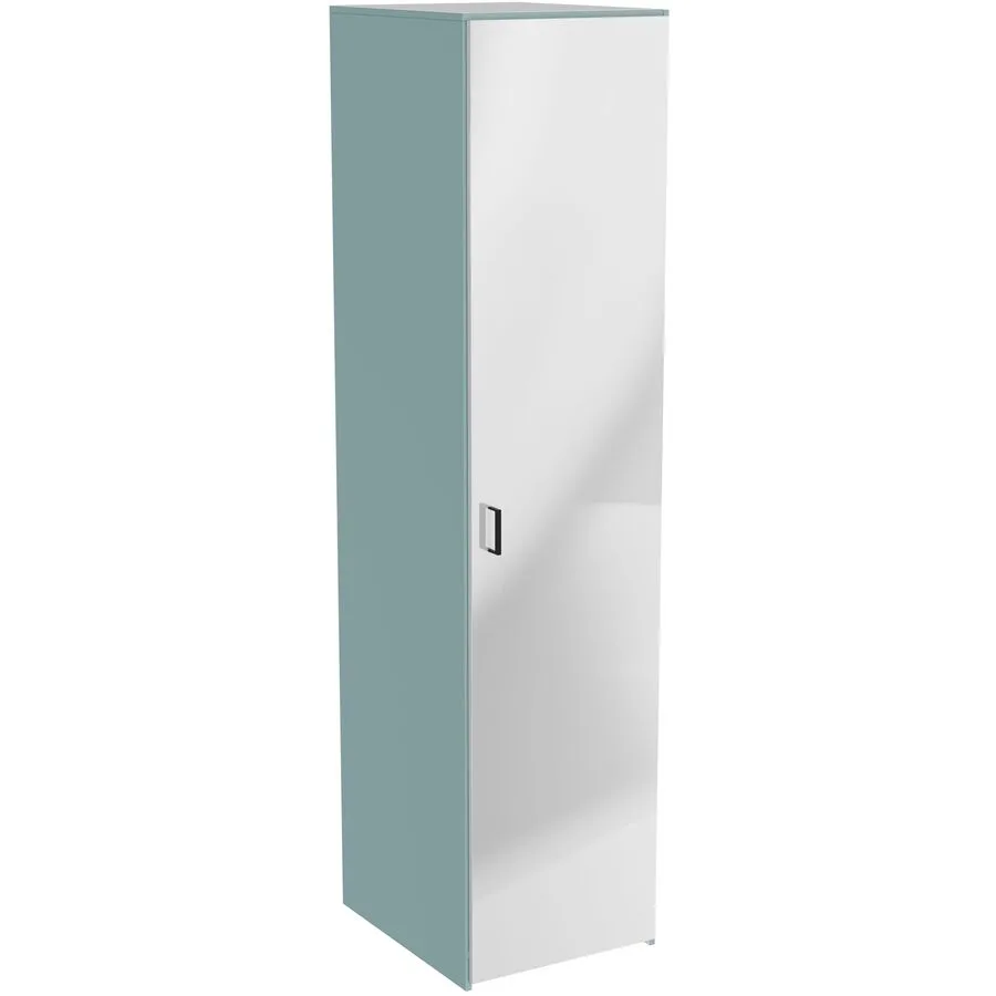 Kleiderschrank Window grüngrau Holzwerkstoff B 50.7 cm - Möbel Konfigurator: Traummöbel individuell zusammenstellen