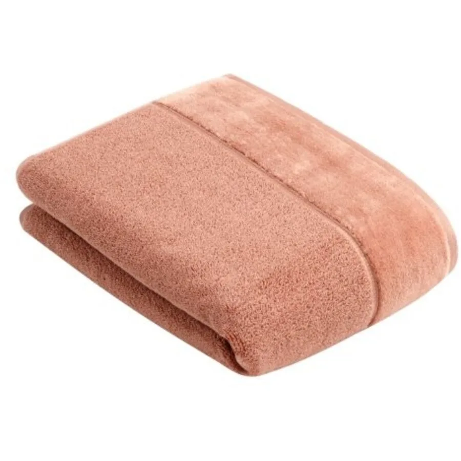 Vossen Duschtuch Pure Red wood 100% Bio-Baumwolle