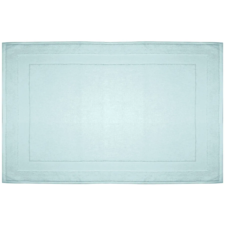 Badteppich Nea Türkis Baumwolle 50 x 75 cm Rechteckig