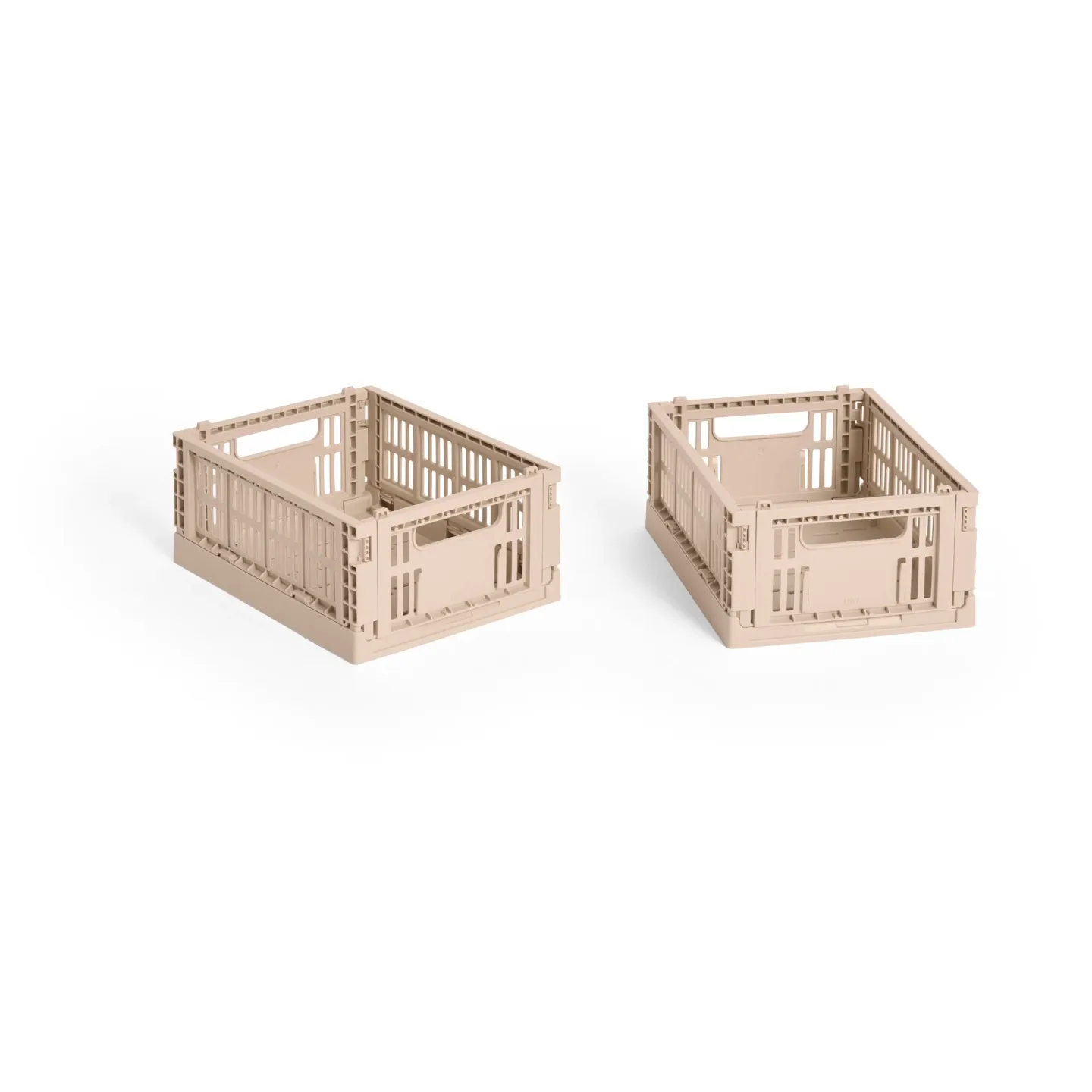 HAY HAY Colour Crate Mini 2er-Pack 13x17 cm Powder