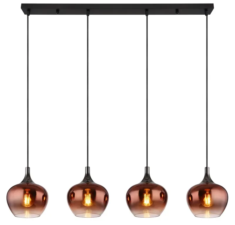 Globo Lighting - Maxy 100cm - Taklampa - Koppar