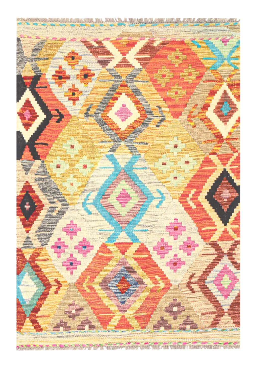 Orientalsk Teppe - Vegi Kelim Hand Woven - 86 x 125 cm (Størrelse: 86 x 125 cm)