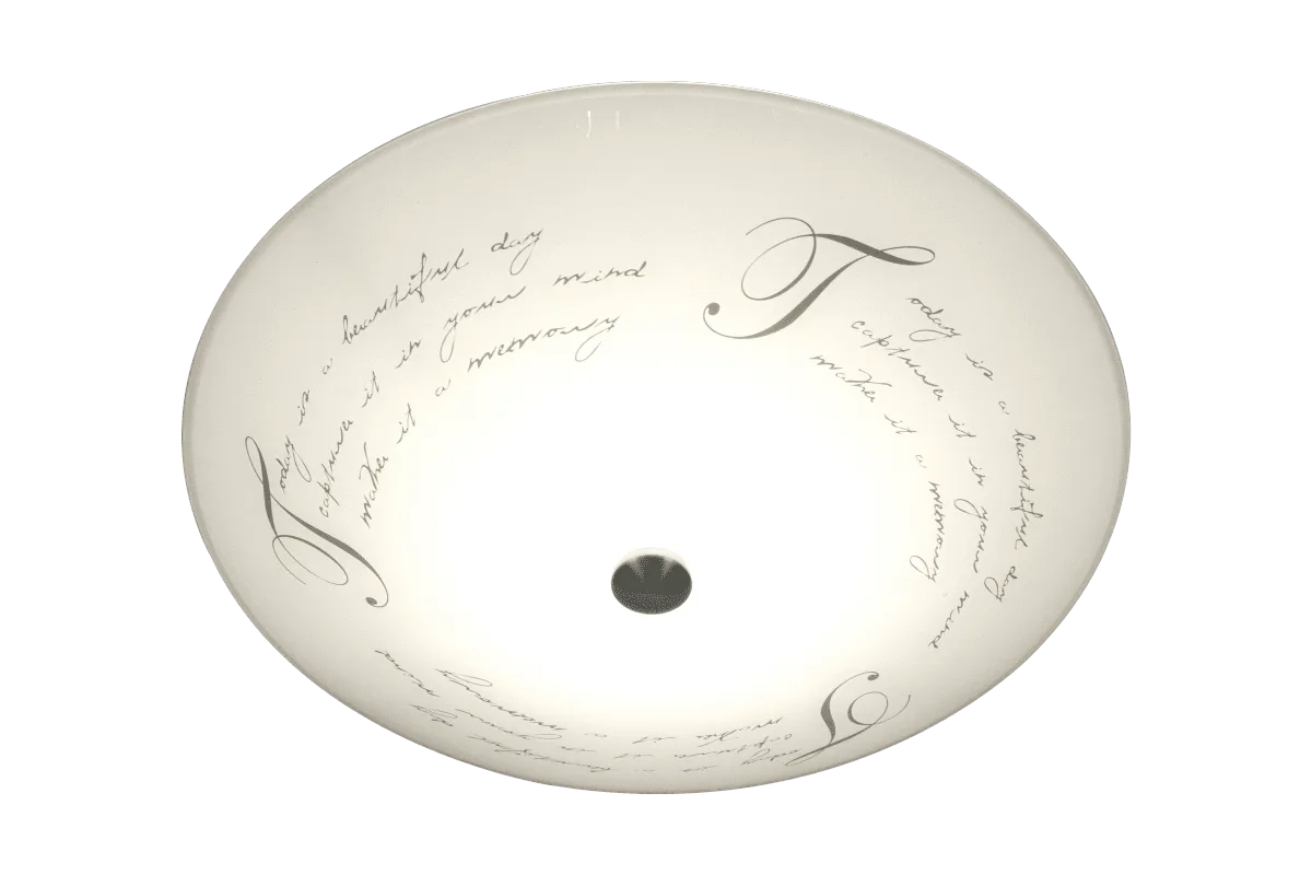 Aneta Lighting - Skrift Ø42 - Takplafond - Vit