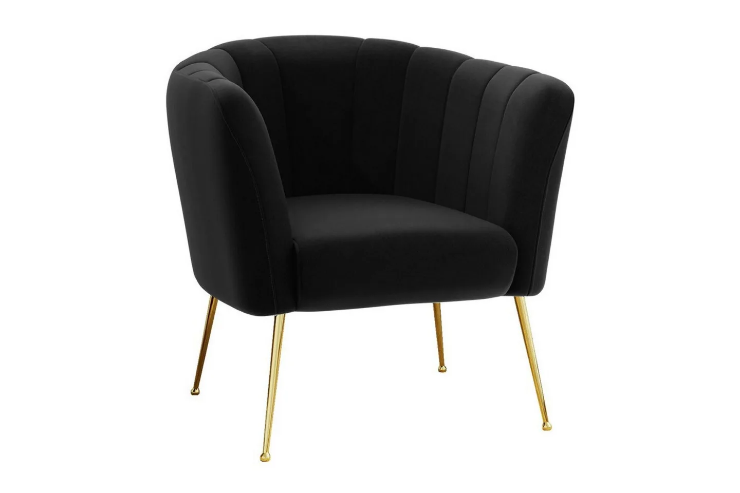 Rushmore Fåtölj Black/Gold -