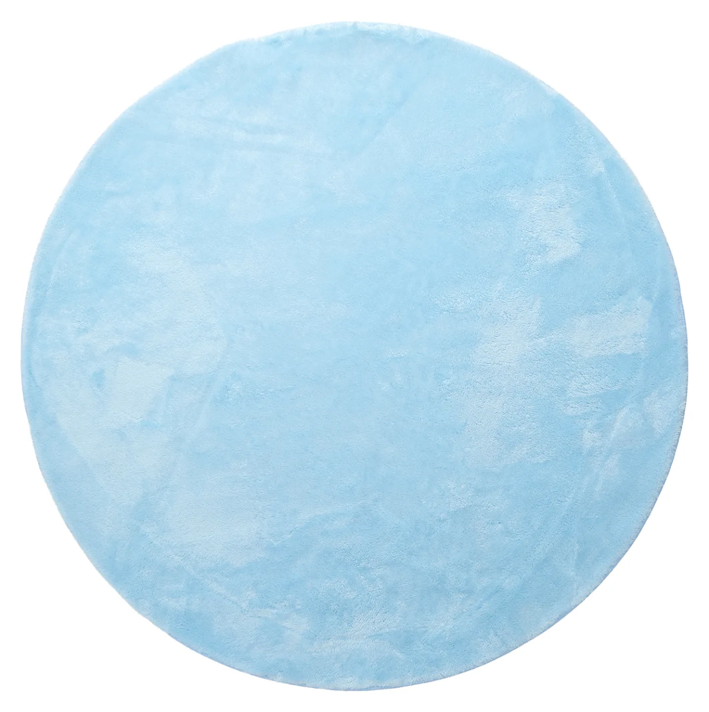 Runde tepper - Aranga Super Soft Fur (lyseblått) (Størrelse: Ø 160 cm)